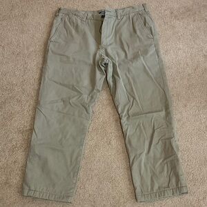 Lands End Flannel Lined Pants